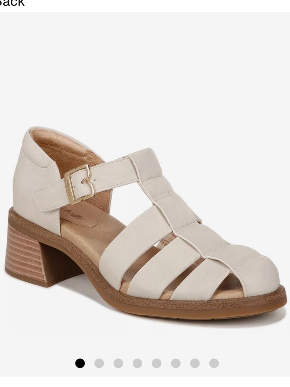 Dr. Scholl's Cream Fisherman Sandals with Buckle